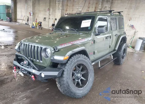 2021 Jeep Wrangler Unlimited Rubicon 4X4 z USA, uszkodzony, nr VIN 1C4HJXFG4MW543254